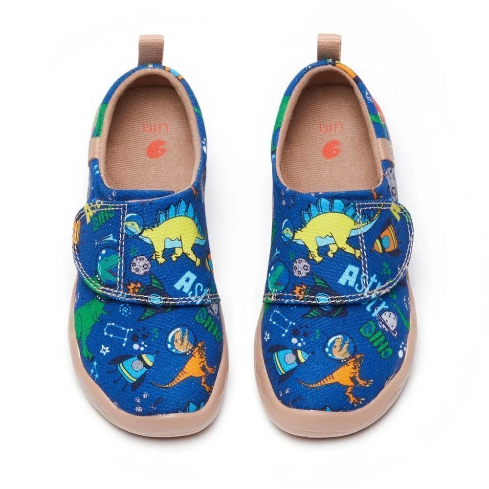 Uin Kid Shoes Casual Slip-on Canvas Loafers (Jurassic Party Toledo I Kid)